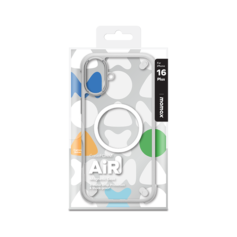 Momax iPhone 16 Plus Air Magsafe Kılıf - Gri 4894222077775