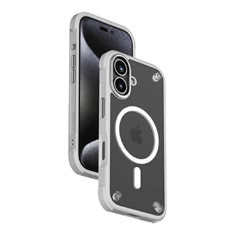 Momax iPhone 16 Plus Air Magsafe Kılıf - Gri 4894222077775