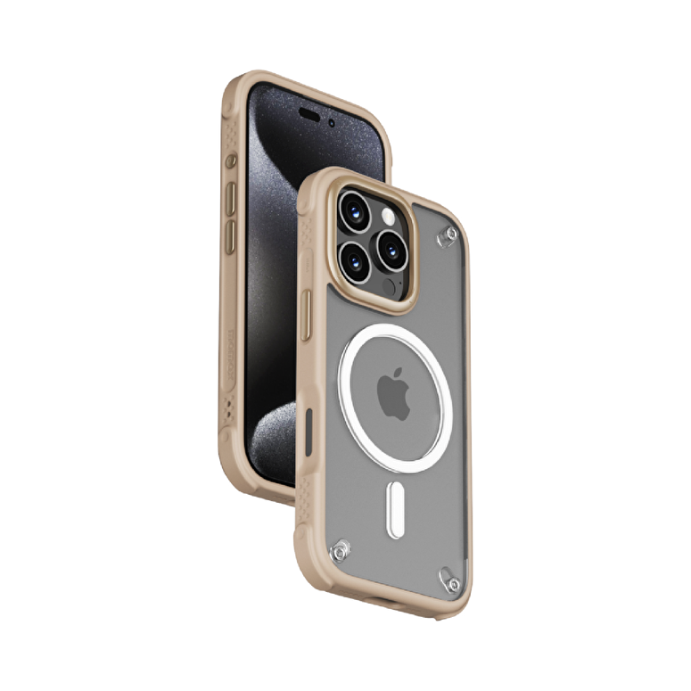 Momax iPhone 16 Pro Air Magsafe Kılıf - Altın 4894222077843