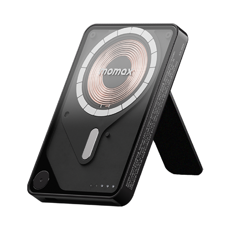 Momax XPro MagSafe Stand 5000mAh Powerbank-Siyah 4894222078130