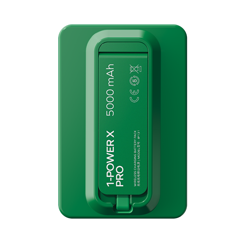 Momax XPro MagSafe Stand 5000mAh Powerbank-Yeşil 4894222078147