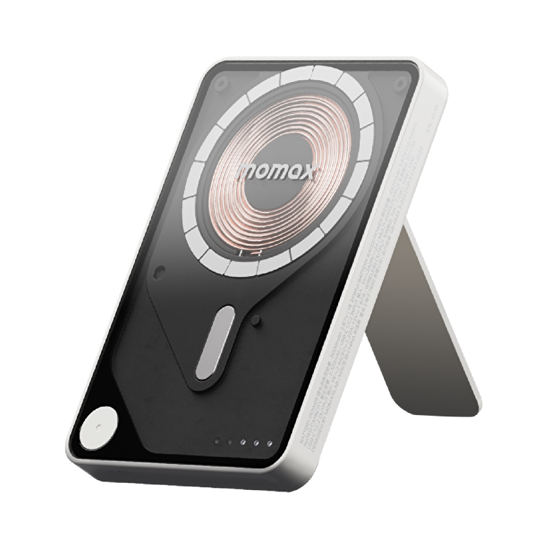 Momax XPro MagSafe Stand 5000mAh Powerbank-Beyaz 4894222078154