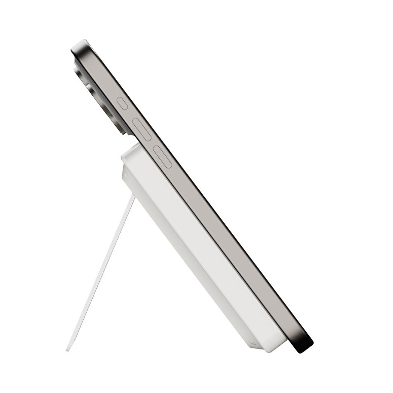 Momax XPro MagSafe Stand 5000mAh Powerbank-Beyaz 4894222078154