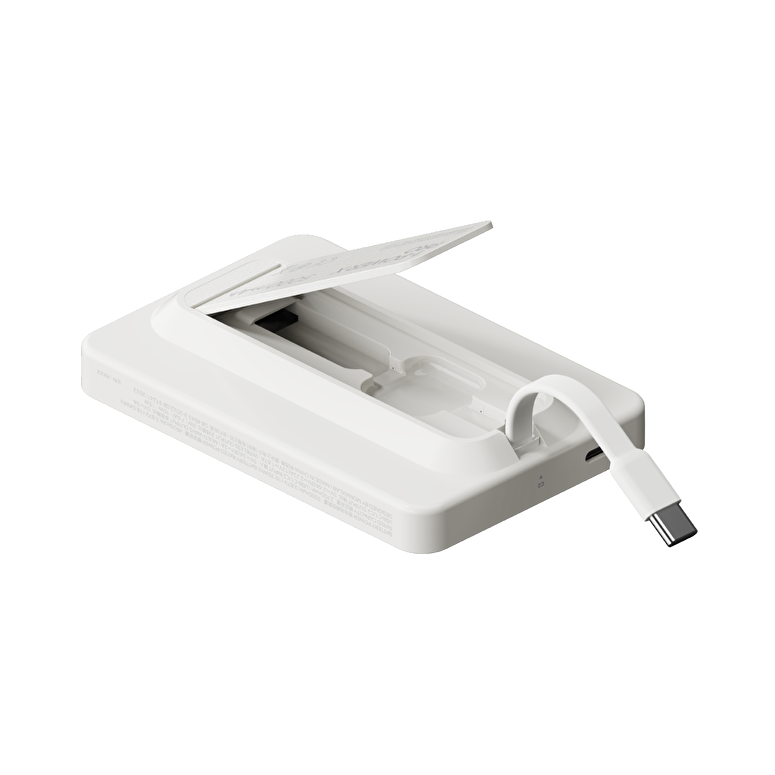 Momax XPro MagSafe Stand 5000mAh Powerbank-Beyaz 4894222078154
