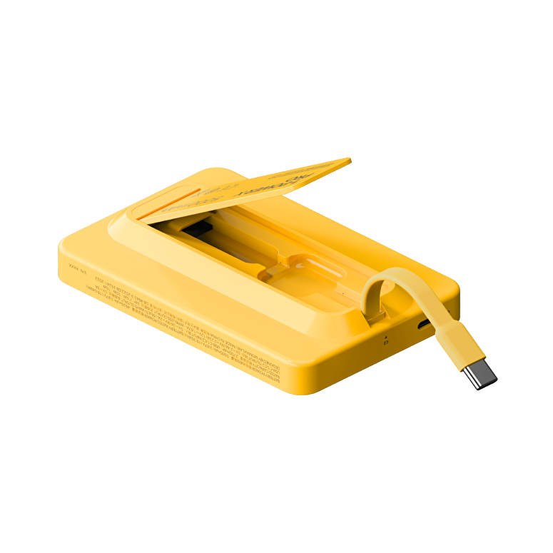 Momax XPro MagSafe Stand 5000mAh Powerbank-Sarı 4894222078161