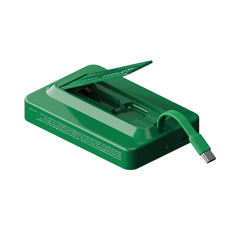Momax XPro MagSafe Stand 10000mAh Powerbank-Yeşil 4894222078185