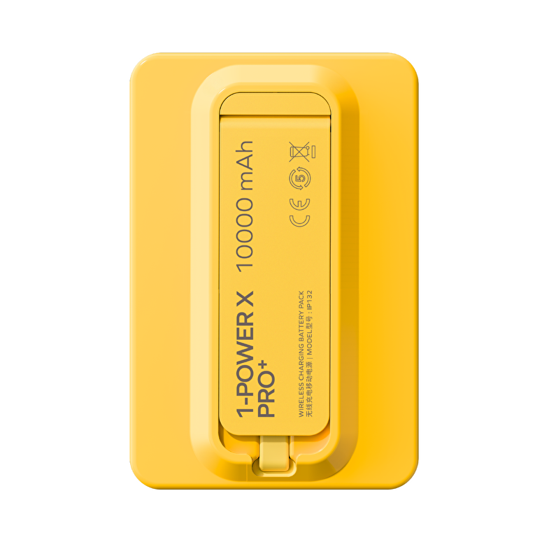 Momax XPro MagSafe Stand 10000mAh Powerbank-Sarı 4894222078208