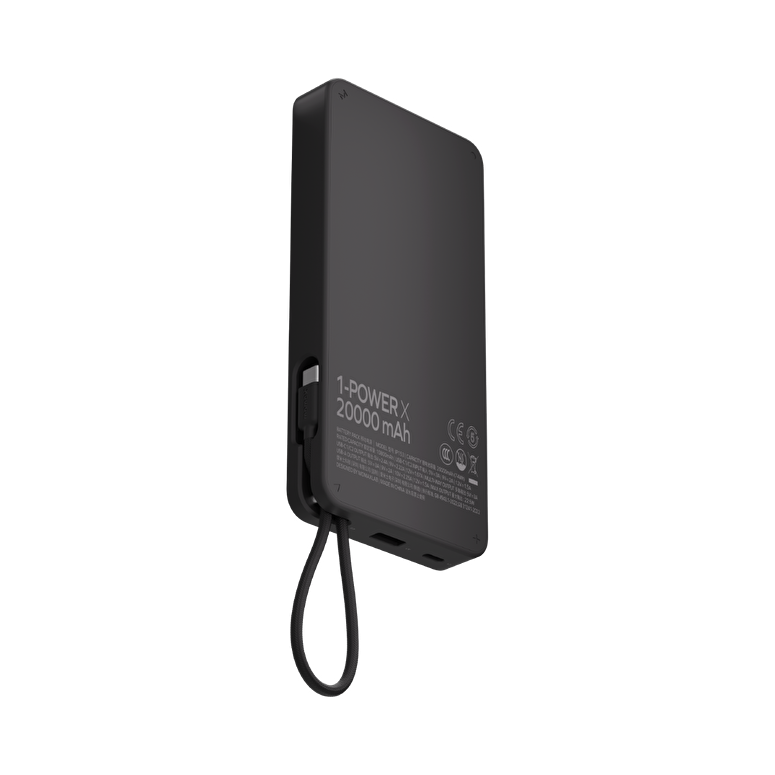 Momax 1-Power X1 20000 mAh Powerbank - Siyah 4894222078468