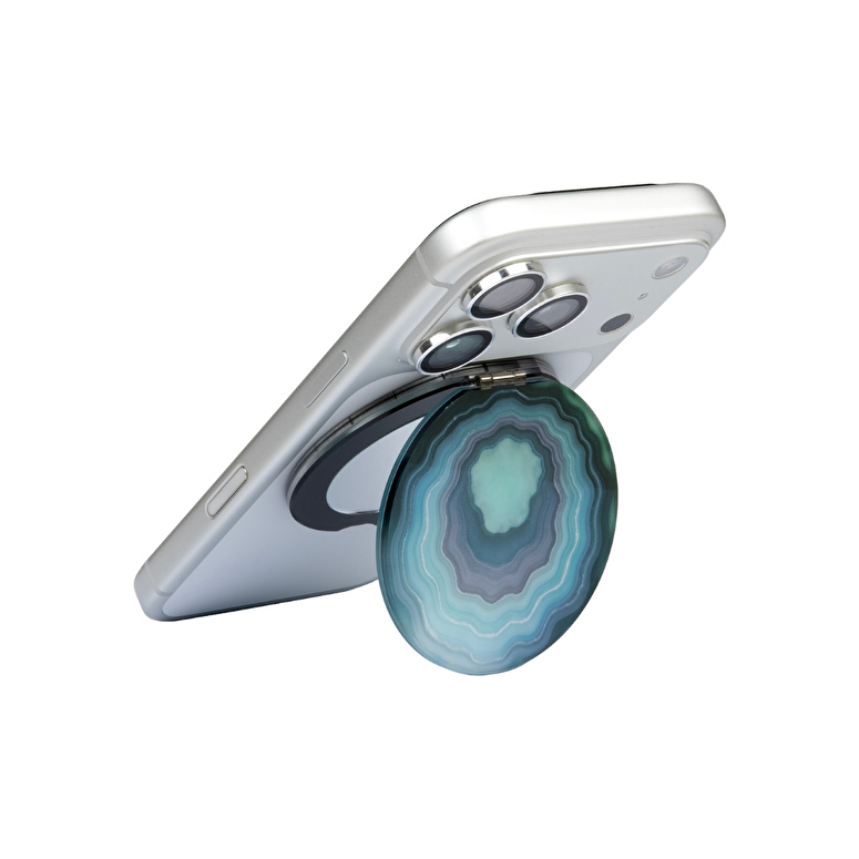 Laut MagSafe Uyumlu Aynalı Katlanabilir Manyetik Telefon Tutucu - Mavi 4895206952231