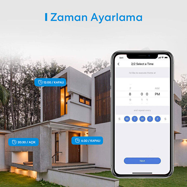 Meross Akıllı Dış Ortam Priz 2li 600358069942