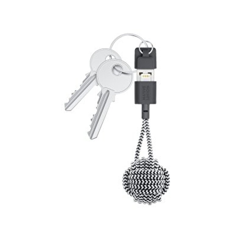 Native Union Key Lightning - USB-A Kablosu Zebra 846654016116