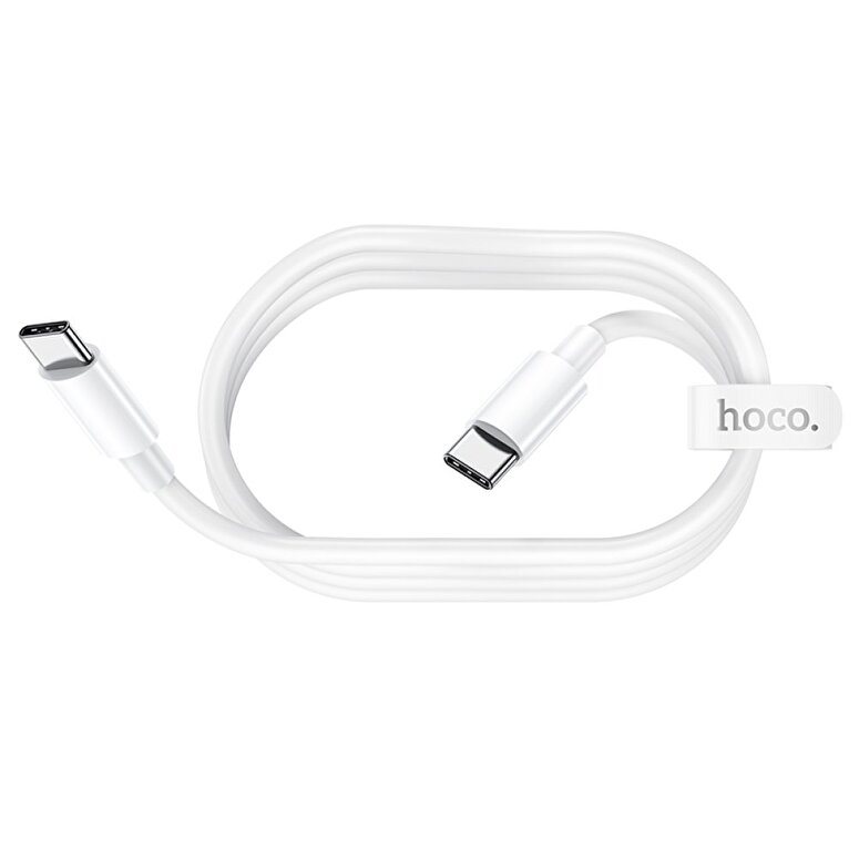 Hoco 100W Type-C to Type-C PD 2M - Beyaz 6931474734761
