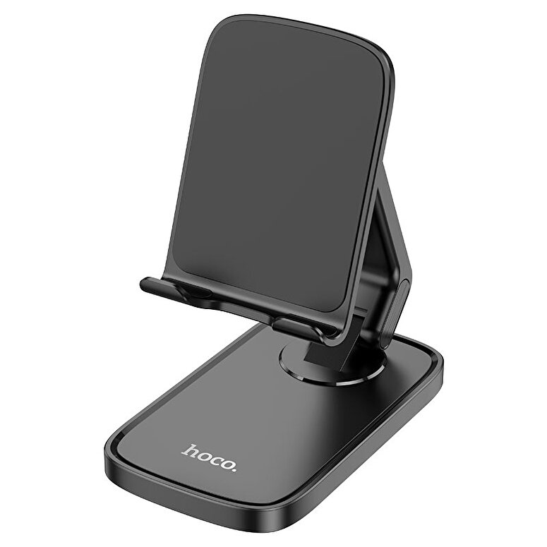 Hoco Blackfish Masaüstü Telefon Tutucu - Siyah 6942007610803