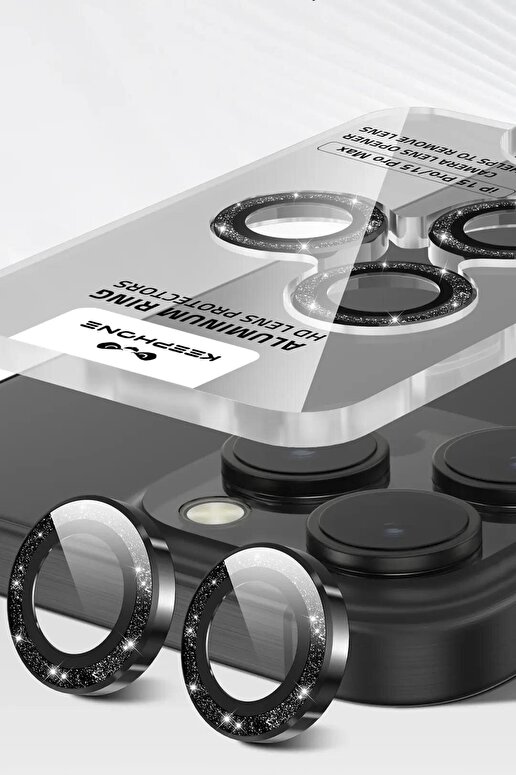 Keephone iPhone 16 Maria Lens Koruyucu - Siyah 6942384813804