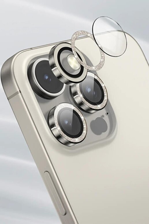 Keephone iPhone 16 Pro Max Maria Lens Koruyucu-Çöl 6942384816782