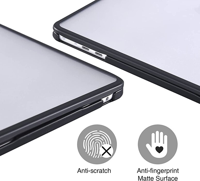 Piili Macbook Pro 13 M2 Mat Hardshell - Şeffaf 6944629149013