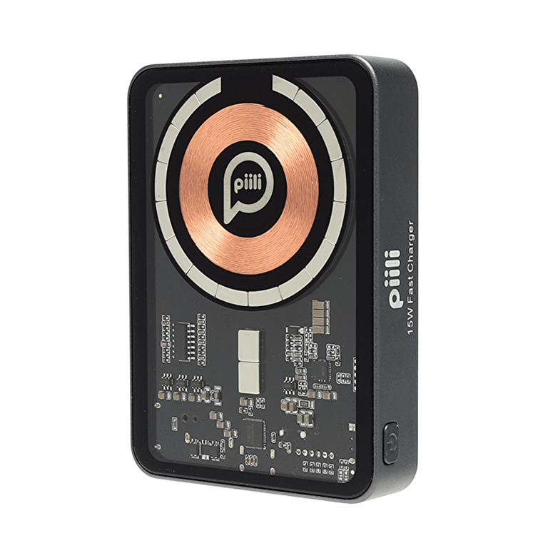 Piili MagSafe Powerbank 10000 Mah-Siyah 6944629151092