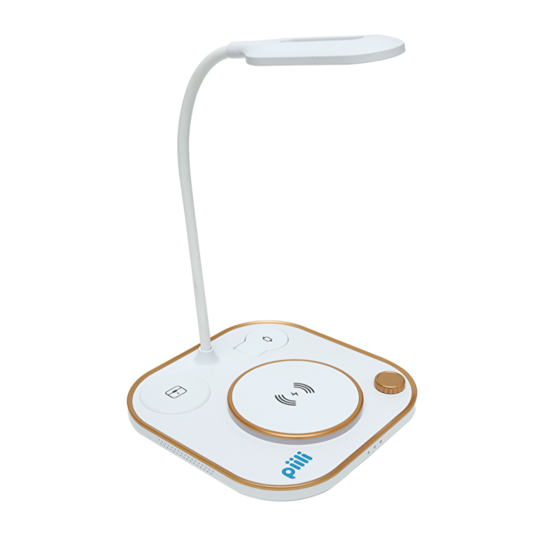Piili 4 in 1 Led Işıklı Manyetik Şarj Cihazı-Beyaz 6944629151399