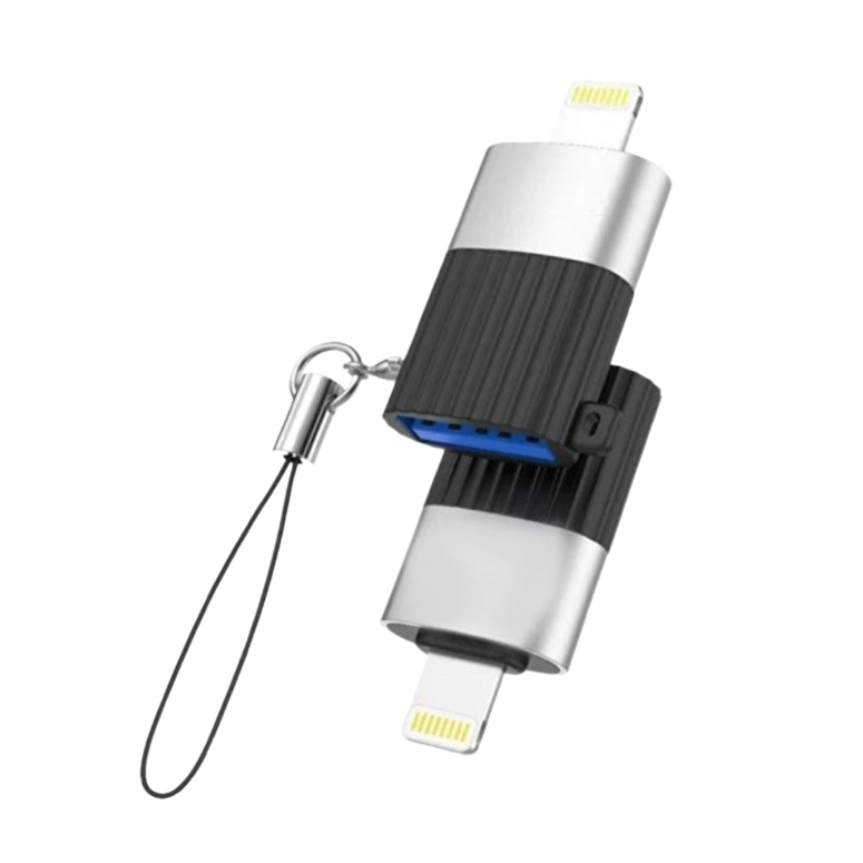 Piili Lightning to Usb Dönüştürücü - Gri 6944629152570