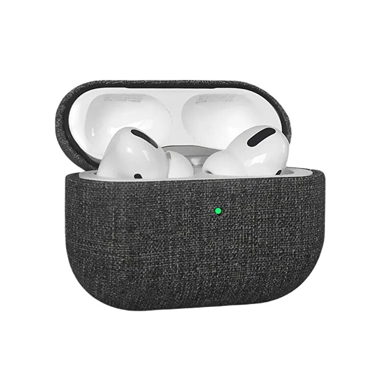 Piili Airpods Pro 2 Kumaş Kılıf - Kahverengi 6944629158374