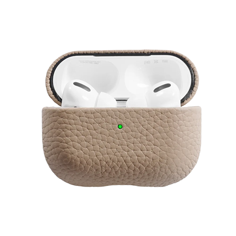 Piili Airpods 3. Nesil Deri Kılıf - Gri 6944629158718