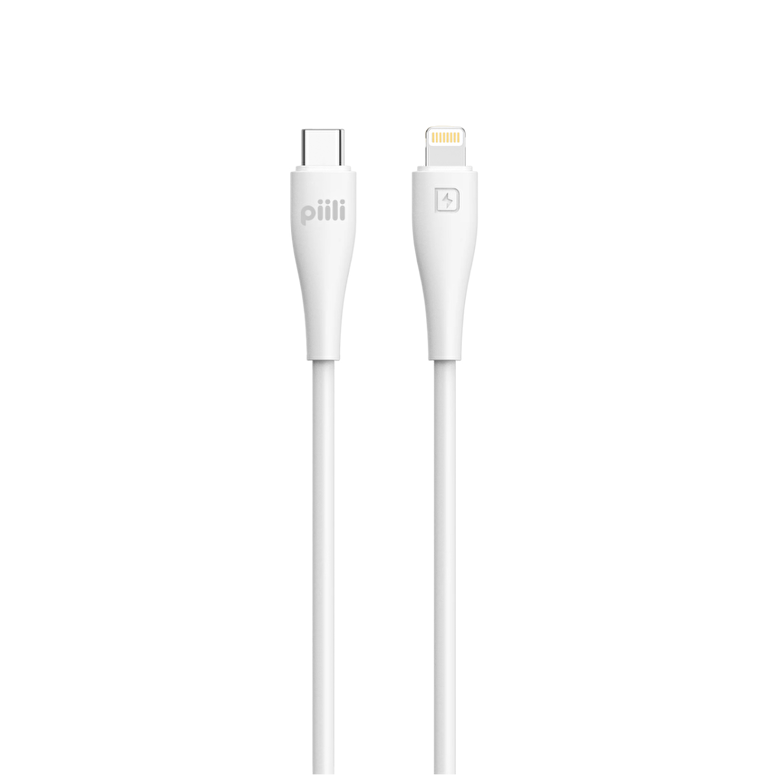 Piili Type-C to Lightning Kablo 2m. - Beyaz 6944629159258