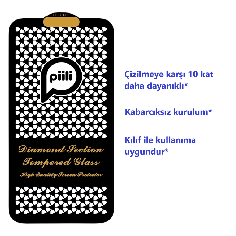 Piili iPhone 15 10X Askeri Sınıf Ekran Koruyucu 6944629161916