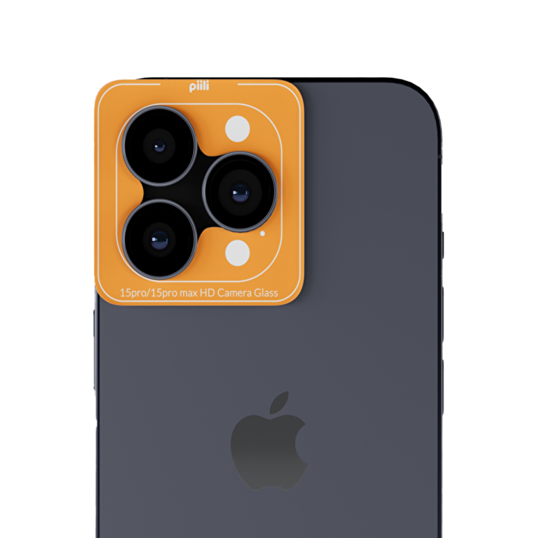Piili iPhone 15 Pro / Max HD Lens - Mavi 6944629162234
