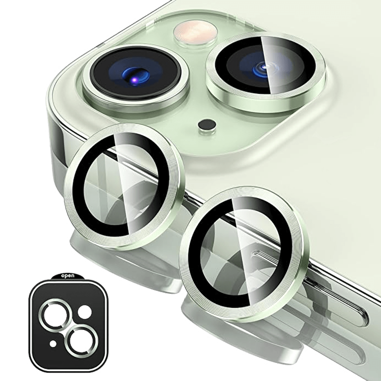 Piili iPhone 15 / Plus HD Lens - Yeşil 6944629162333