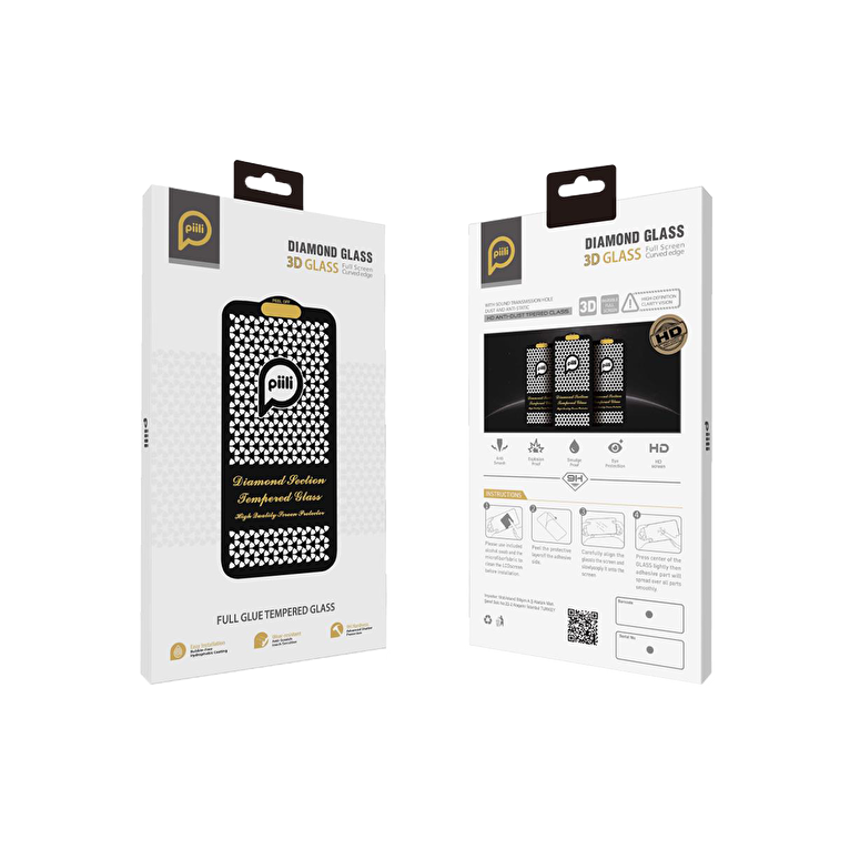 Piili iPhone 16 Pro 10X Askeri Ekran Koruyucu 6944629185493