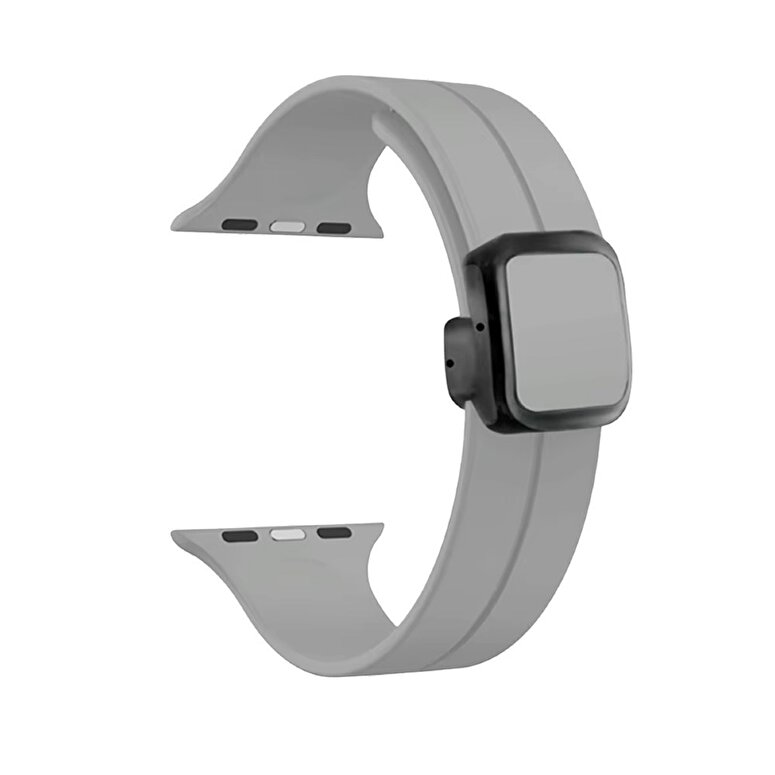 Piili Watch 38-40-41-42mm Silicone Kayış Gri 6944629188470