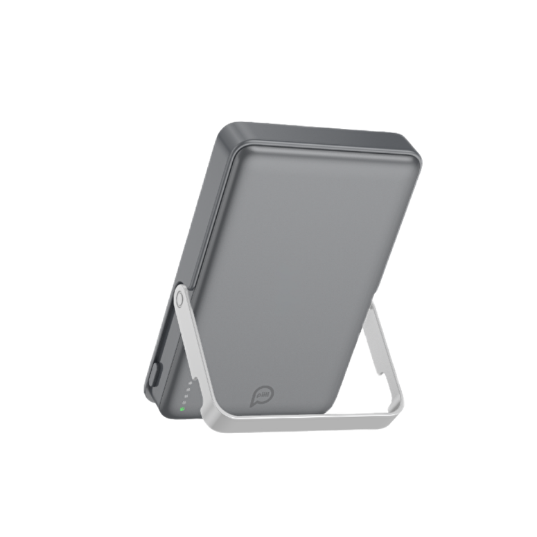 Piili Standlı MagSafe Powerbank 10.000 Mah Grey 6944629189576
