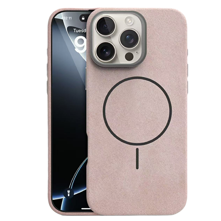 Piili iPhone 16 Soft Aura Magsafe Kılıf Pembe 6944629194099