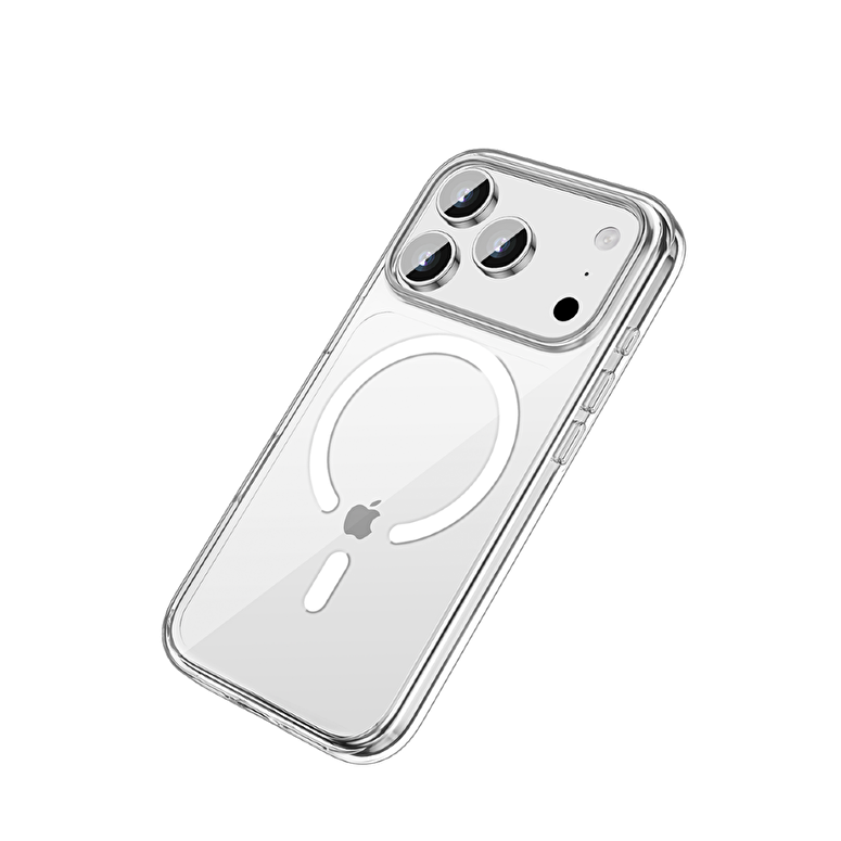 Piili iPhone 17 Pro Max Magsafe Crystal Clear Şeff 6944629197854