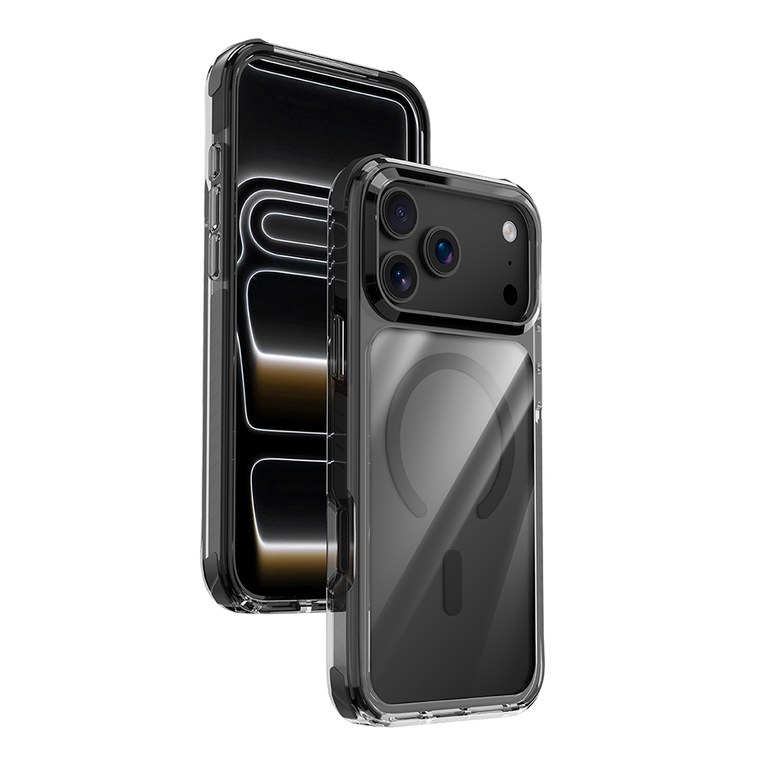  Njoyny Combat 3 Katmanlı iPhone 18 Pro MagSafe Kılıf - Siyah 6944629213592