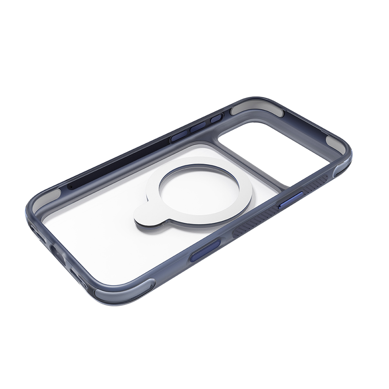  Njoyny Air Pro 2 Stand iPhone 18 Pro MagSafe Standlı Kılıf - Mavi 6944629213790