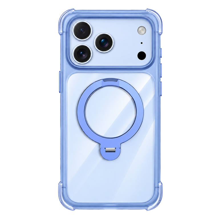  Njoyny Air Pro 2 Stand iPhone 18 Pro Max MagSafe Standlı Kılıf - Buzul Mavi 6944629213899