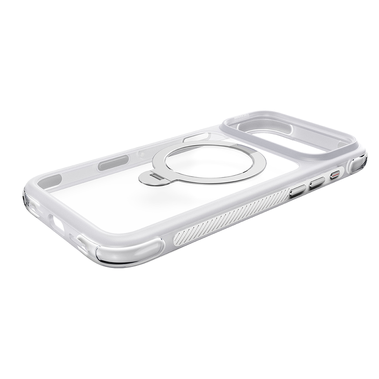 Njoyny Air Pro 2 Stand iPhone 18 Pro Max MagSafe Standlı Kılıf - Beyaz 6944629213936