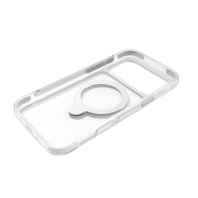 Njoyny Air Pro 2 Stand iPhone 18 Pro Max MagSafe Standlı Kılıf - Beyaz 6944629213936