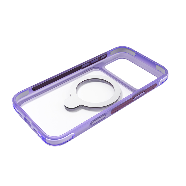 Njoyny Air Pro 2 Stand iPhone 18 Pro MagSafe Standlı Kılıf - Mor 6944629213950