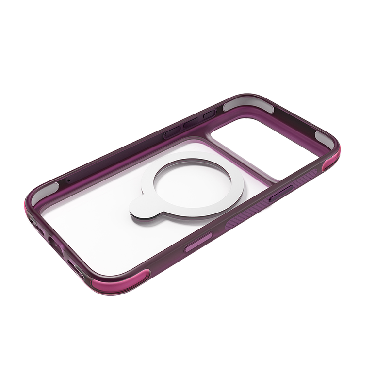 Njoyny Air Pro 2 Stand iPhone 18 Pro Max MagSafe Standlı Kılıf - Bordo 6944629214018