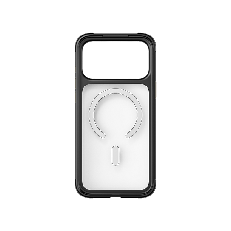 Njoyny Steel Armor iPhone 18 Pro MagSafe Kılıf - Siyah 6944629214094