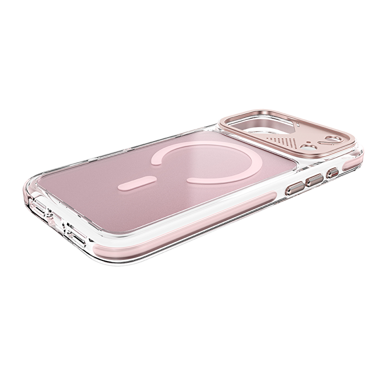 Njoyny Native Armor iPhone 18 Pro Max MagSafe Kılıf - Pembe 6944629214551