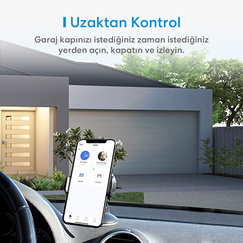 Meross Akıllı Çoklu Garaj Anahtarı 3 Kapı 6973696560292