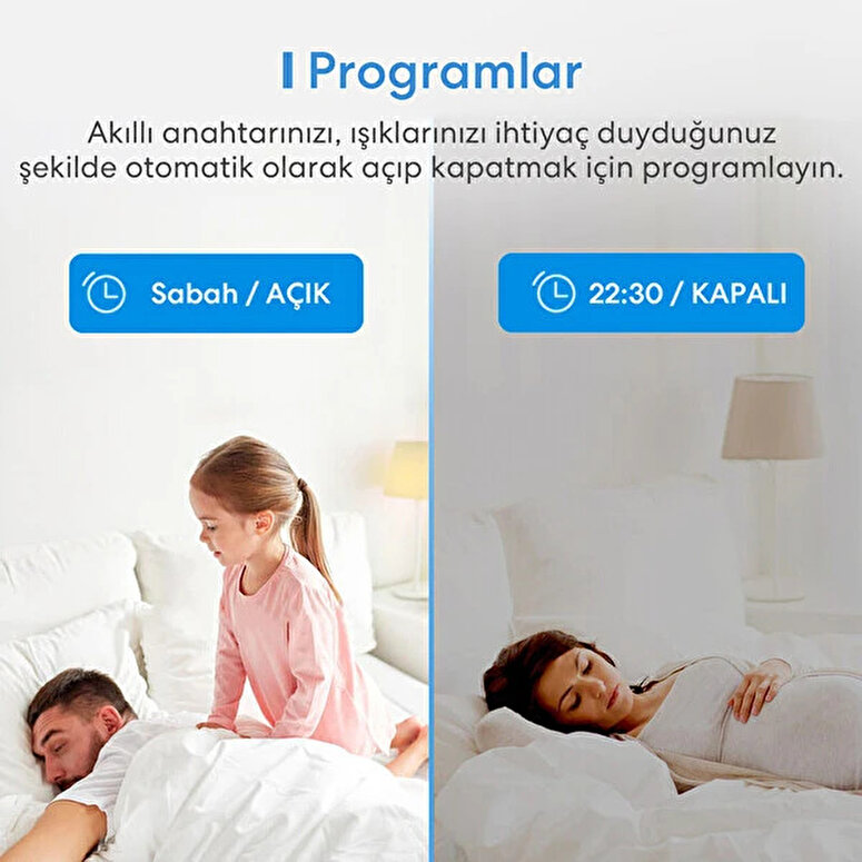 Meross Akıllı Wifi Duvar İçi Anahtar 6973696567888