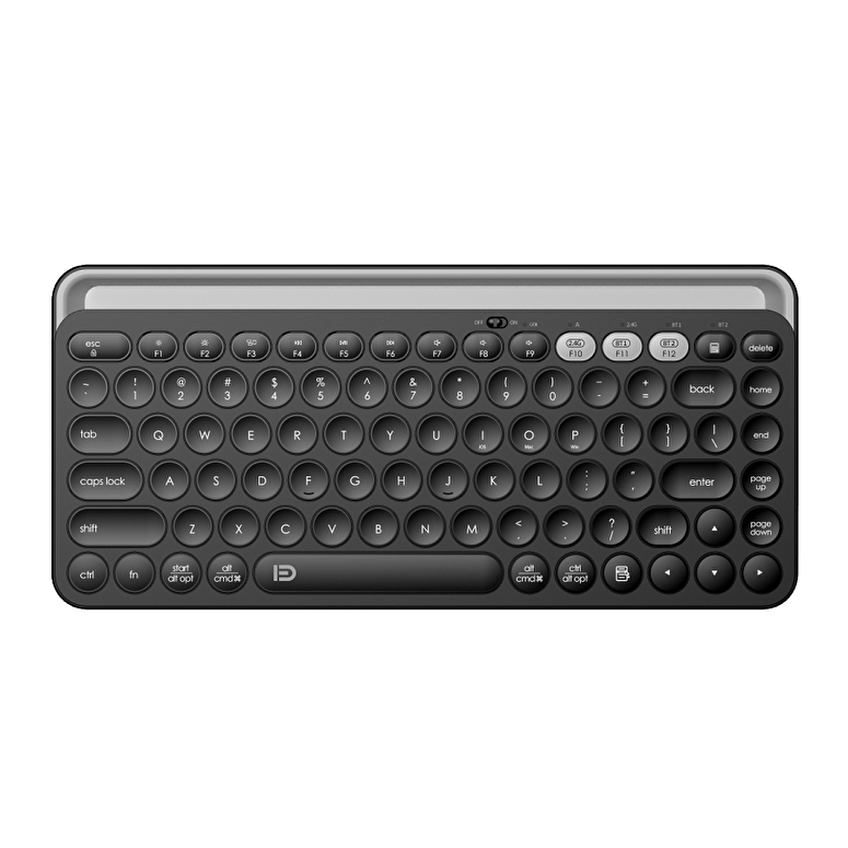 FD 2.4G WiFi/BT 3.0 & BT5.0 Dual Mod Klavye-Siyah 6973709120543