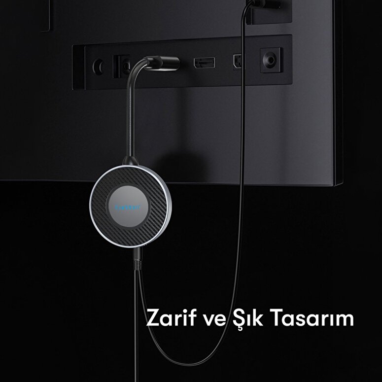 Earldom 4K Kablosuz Görüntü Aktarıcı - Gümüş 6973965933963