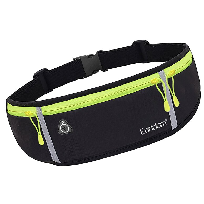 Earldom Su Geçirmez Fosforlu Spor Çantası-Siyah 6973965935066