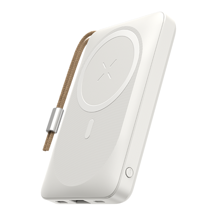 Rock 10000 mAh 20W MagSafe Powerbank - Beyaz 6974282126588