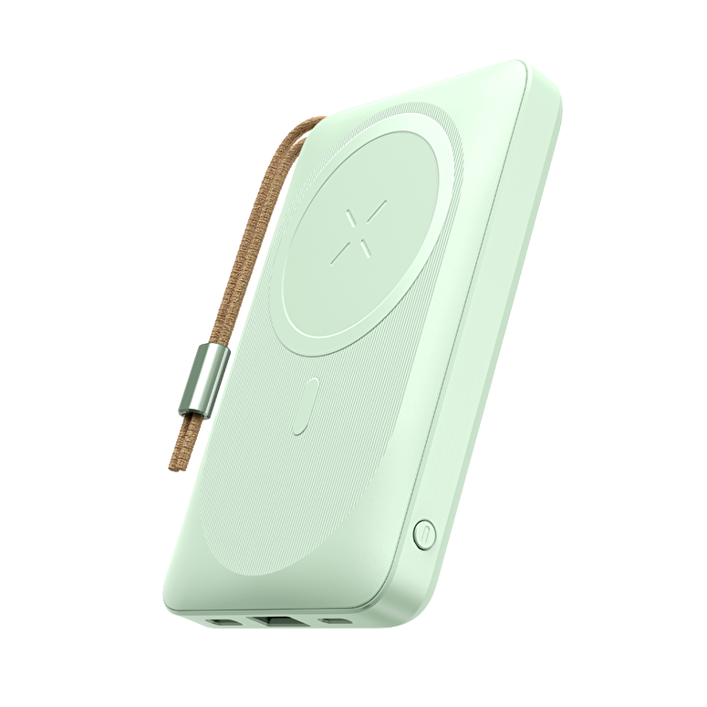 Rock 10000 mAh 20W MagSafe Powerbank - Yeşil 6974282126601